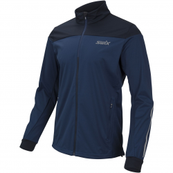 SWIX distanču slēpošanas jaka Cross JKT blue/black 