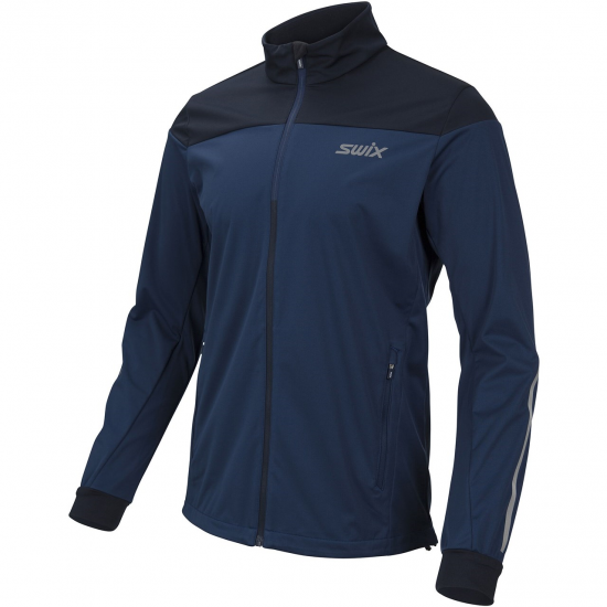 SWIX distanču slēpošanas jaka Cross JKT blue/black 