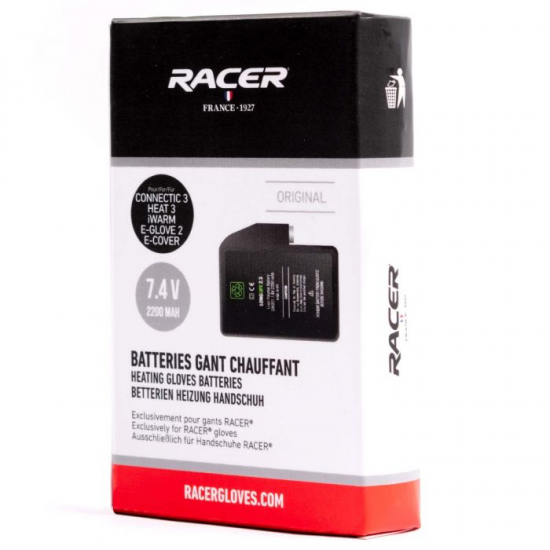 RACER batereju kompl cimdiem 7.4 V 2200mAh Connectic/Connectic F/Connectic Mitt