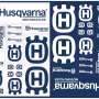 HUSQVARNA uzlīmju kompl Sticker Sheet