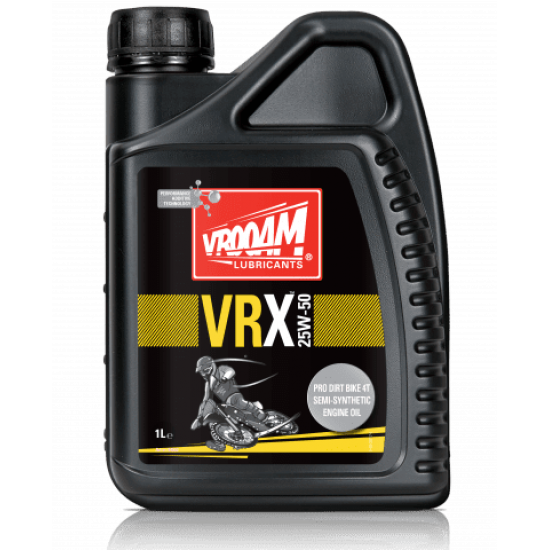 VROOAM eļļa 4T VRX Pro Dirt BikeSemi-synthetic 25W-50 1L