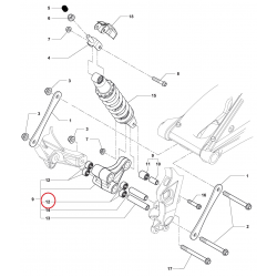 MV AGUSTA adatgultnis aizm piekares trijst HK1814L/3AS B3/F3