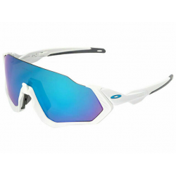 OAKLEY saulesbrilles Flight Jacket pol white w/prizm saphire