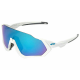 OAKLEY saulesbrilles Flight Jacket pol white w/prizm saphire