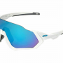 OAKLEY saulesbrilles Flight Jacket pol white w/prizm saphire