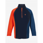 COLOR KIDS jaka Fleece Pulli orange/blue/dark blue 