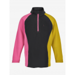 COLOR KIDS jaka Fleece Pulli pink/black/yellow 