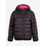 COLOR KIDS ziemas jaka Quilted Reversible AOP violet/pink 