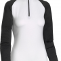 ATOMIC jaka  W Snowcloud Fleece Zip Neck black/white 