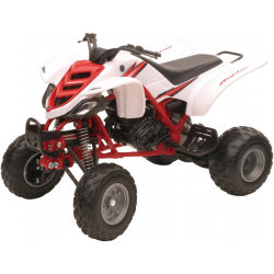 NEW RAY modelītis 1:12 ATV Yamaha Raptor white/red